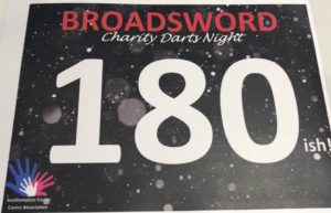 Charity darts night